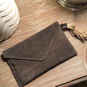 SUEDE CLUTCH